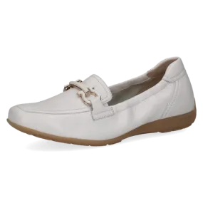 Caprice White Wide Fit Loafer |2465442105