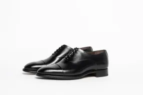 Carlos Santos 9899 Handgrade Black Oxford Shoes
