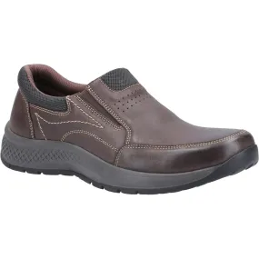 Cotswold Churchill Slip On Casual Shoe Brown