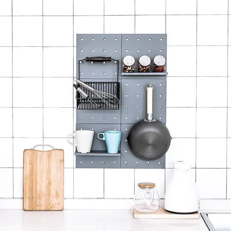 DIY Storage Free Punching Tallation Shelf