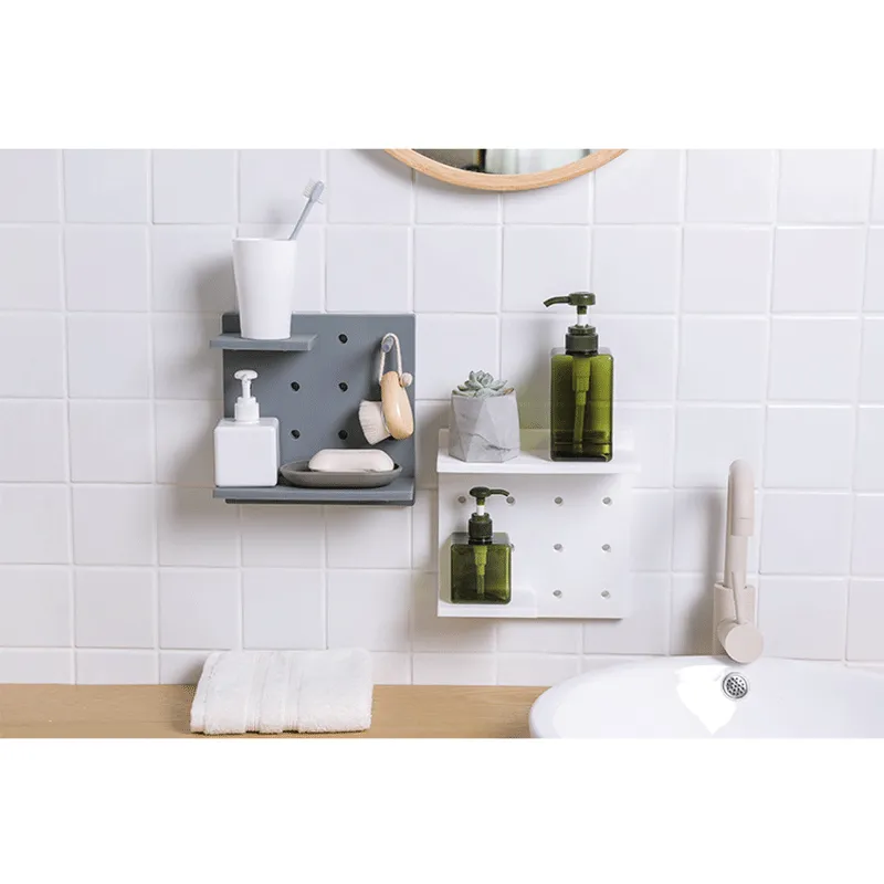 DIY Storage Free Punching Tallation Shelf