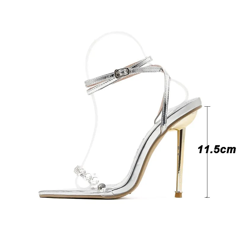 Elegant Bling Crystal Sexy Sandals