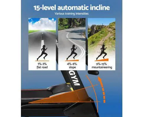 Everfit Treadmill Electric Home Gym Fitness Excercise Machine w/ Massager 480mm