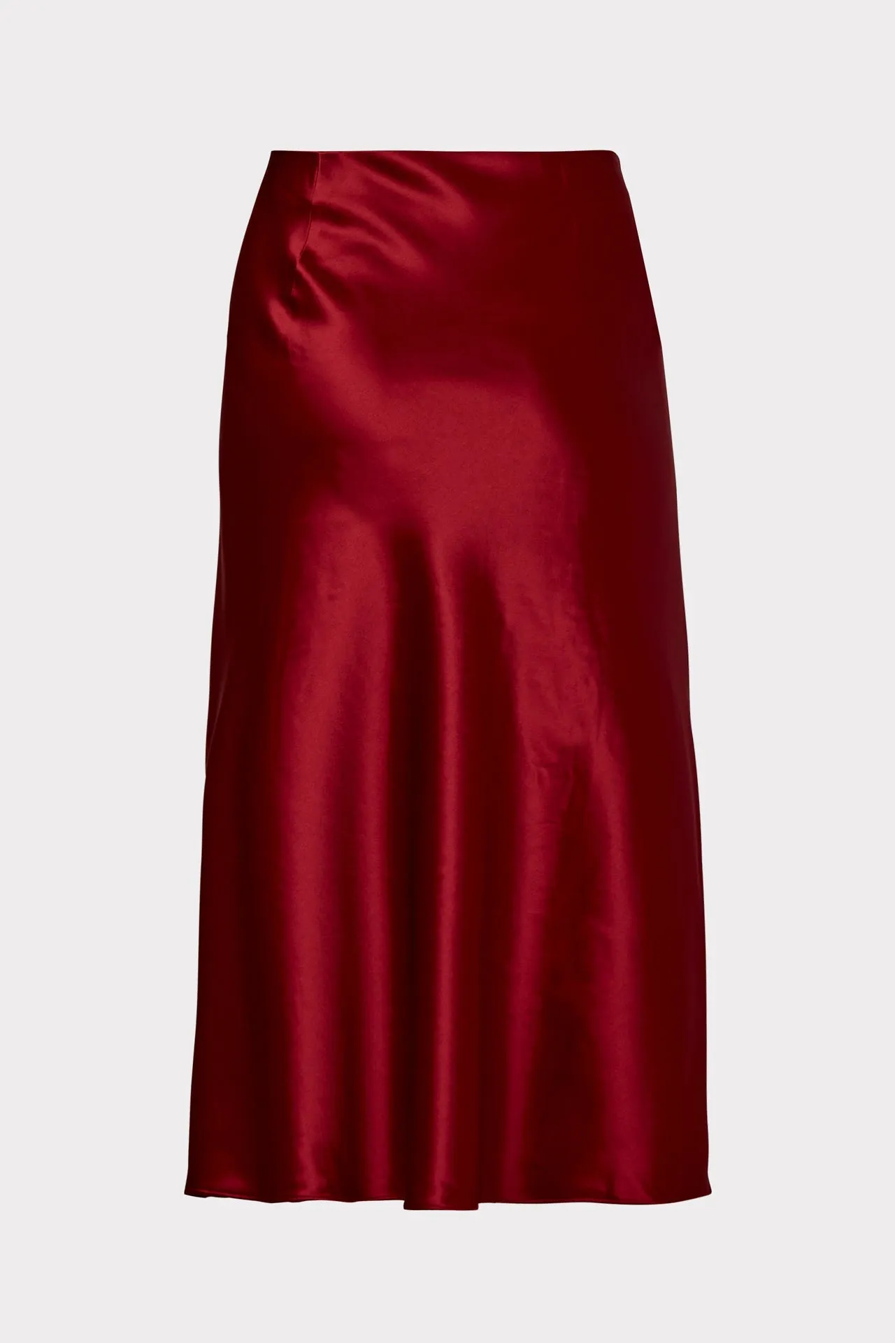 Fion Hammered Satin Bias Skirt
