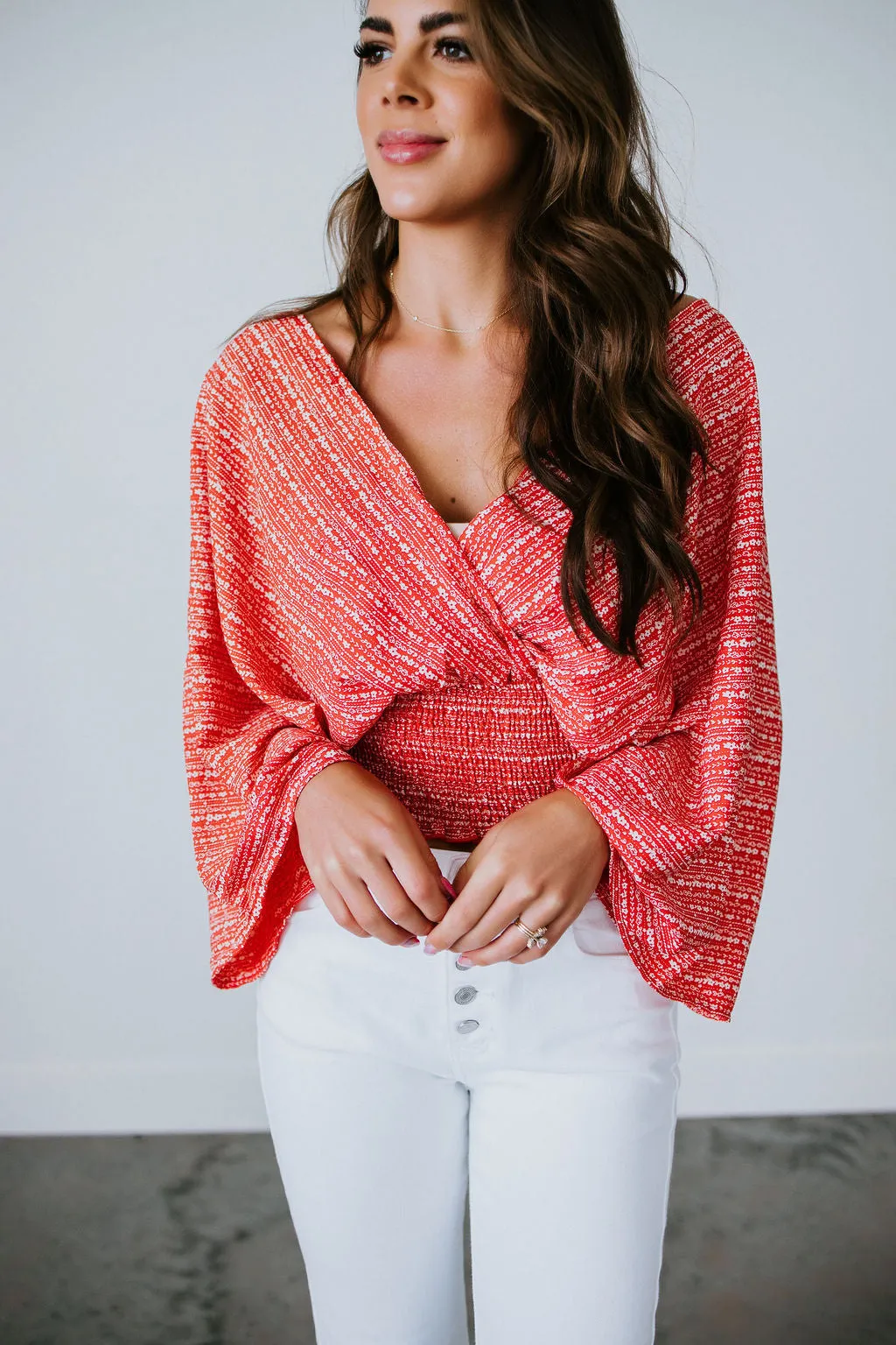 Flora Printed Top