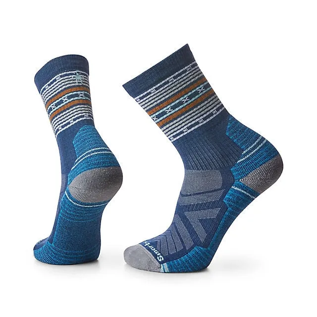 Hike Light Cushion Spiked Stripe Crew Socks