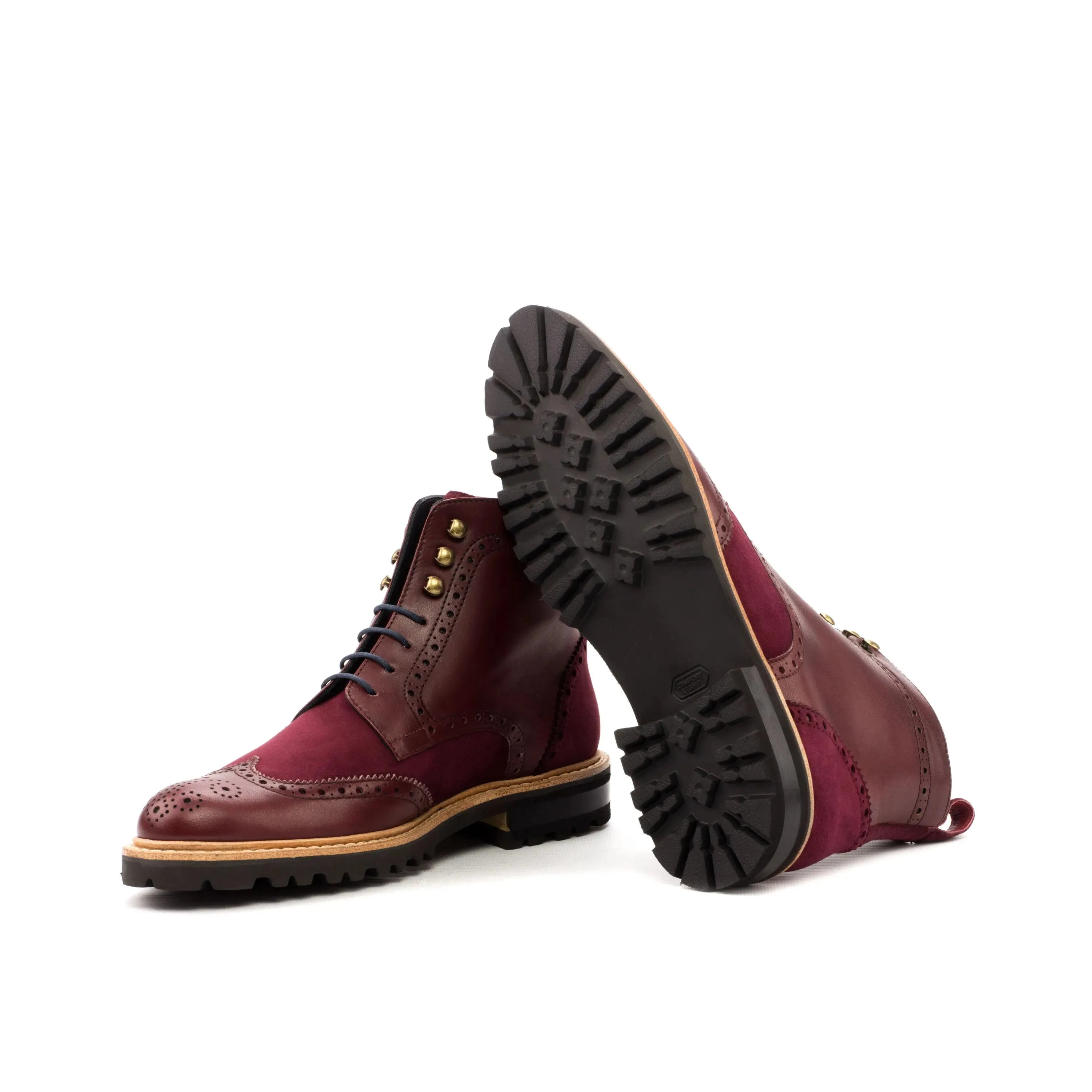 Jayanta Ladies Military Brogue boots