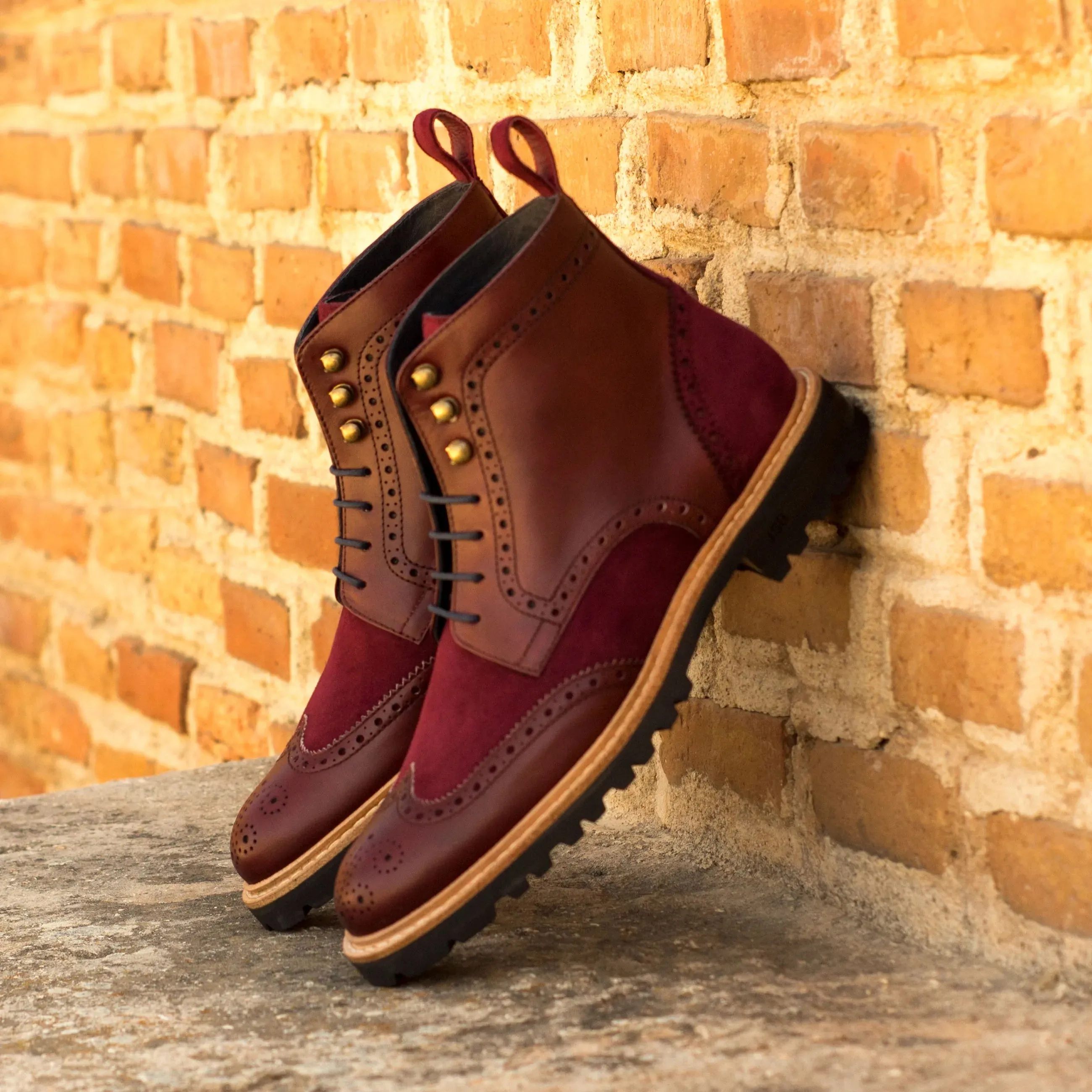 Jayanta Ladies Military Brogue boots