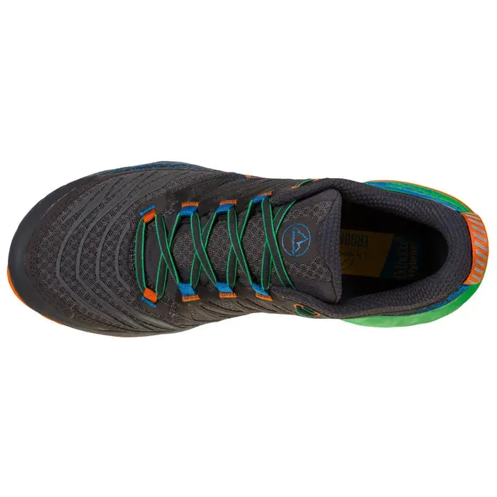 La Sportiva Men's Akasha 2 Trail Running Shoes Carbon / Flame