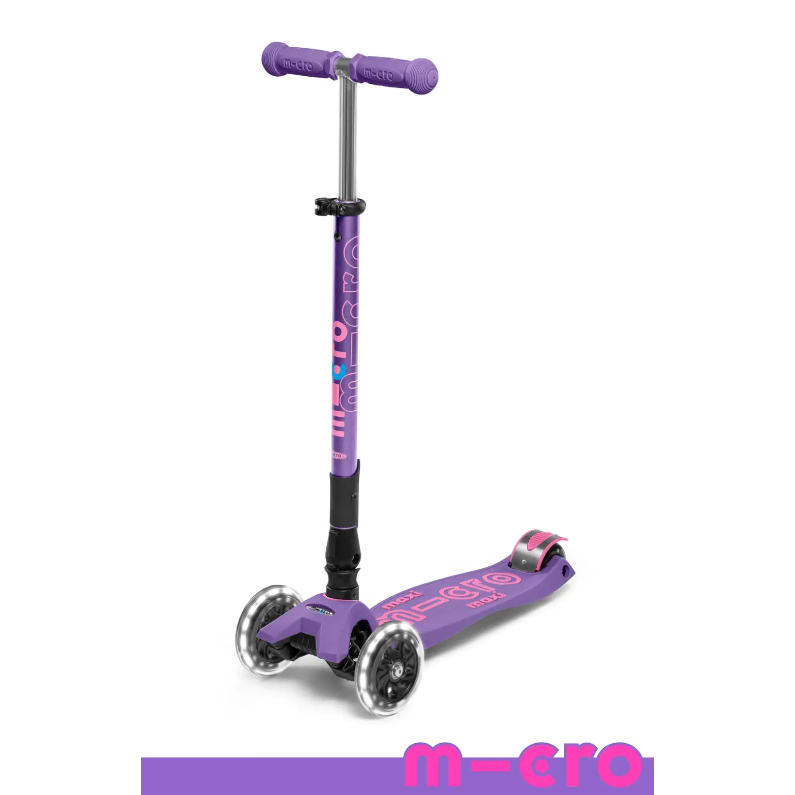 Micro Maxi Foldable LED Scooter