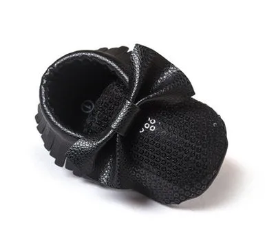 Newborn Toddler Baby Bow Moccasins