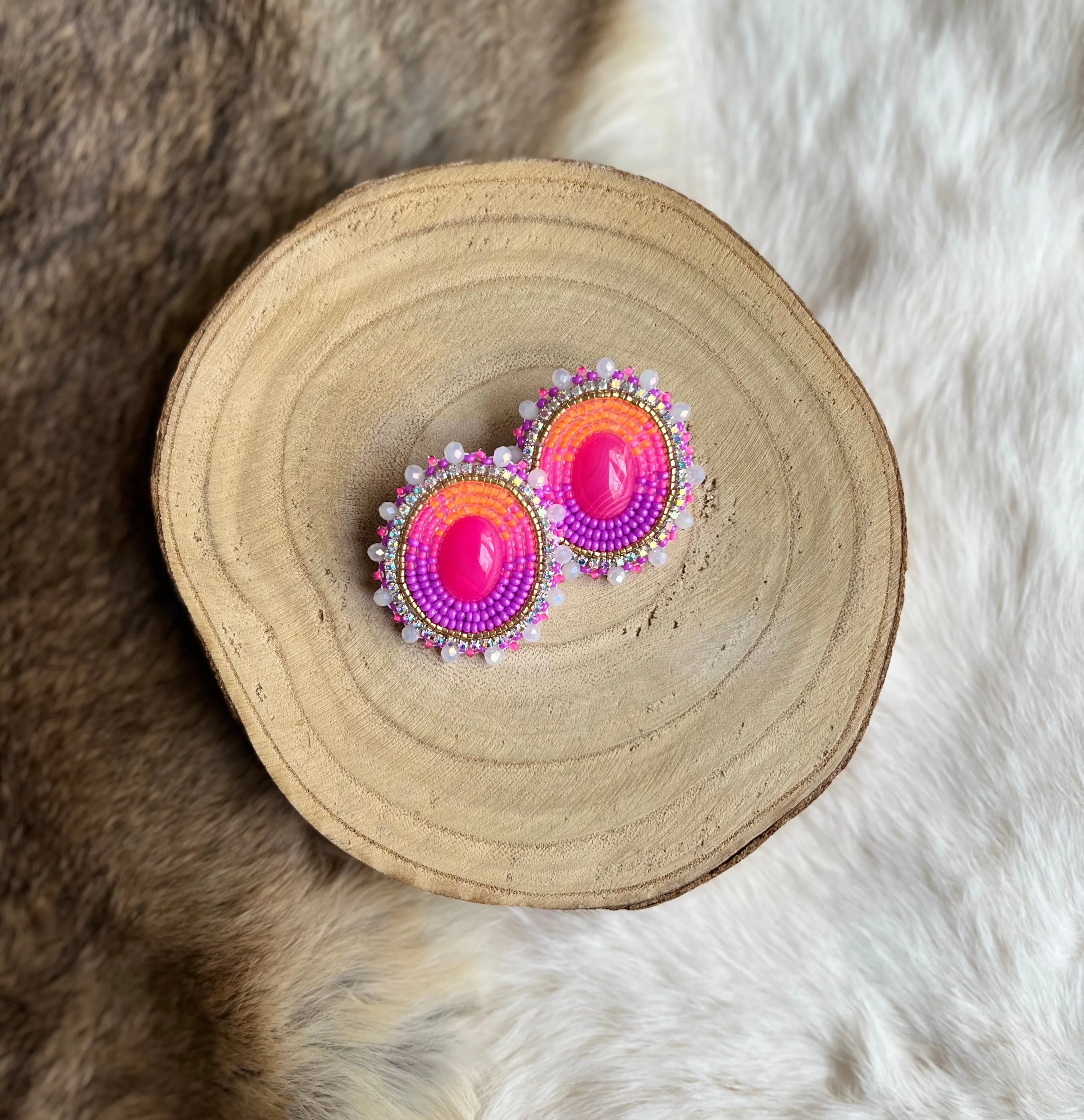 Nikki P. Small Clip On Earrings