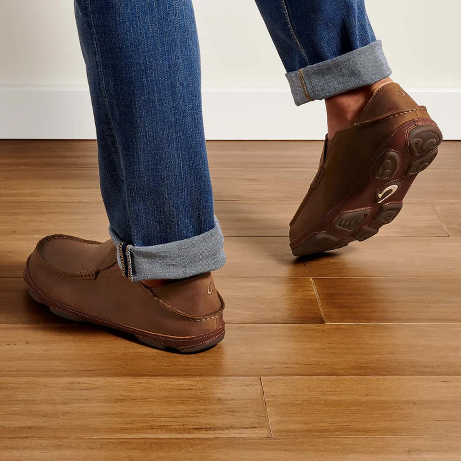 OluKai Moloa Slip On (Men) - Ray/Toffee