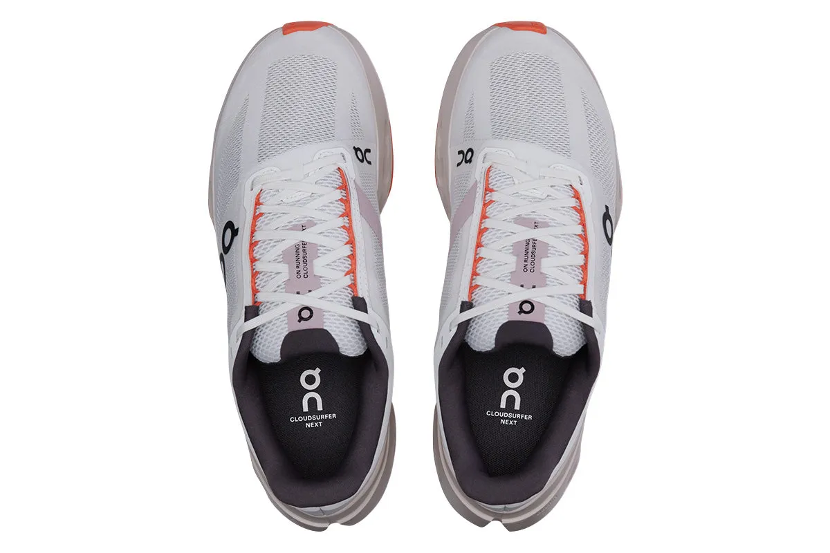 On Cloudsurfer Next B White/Flame Womens
