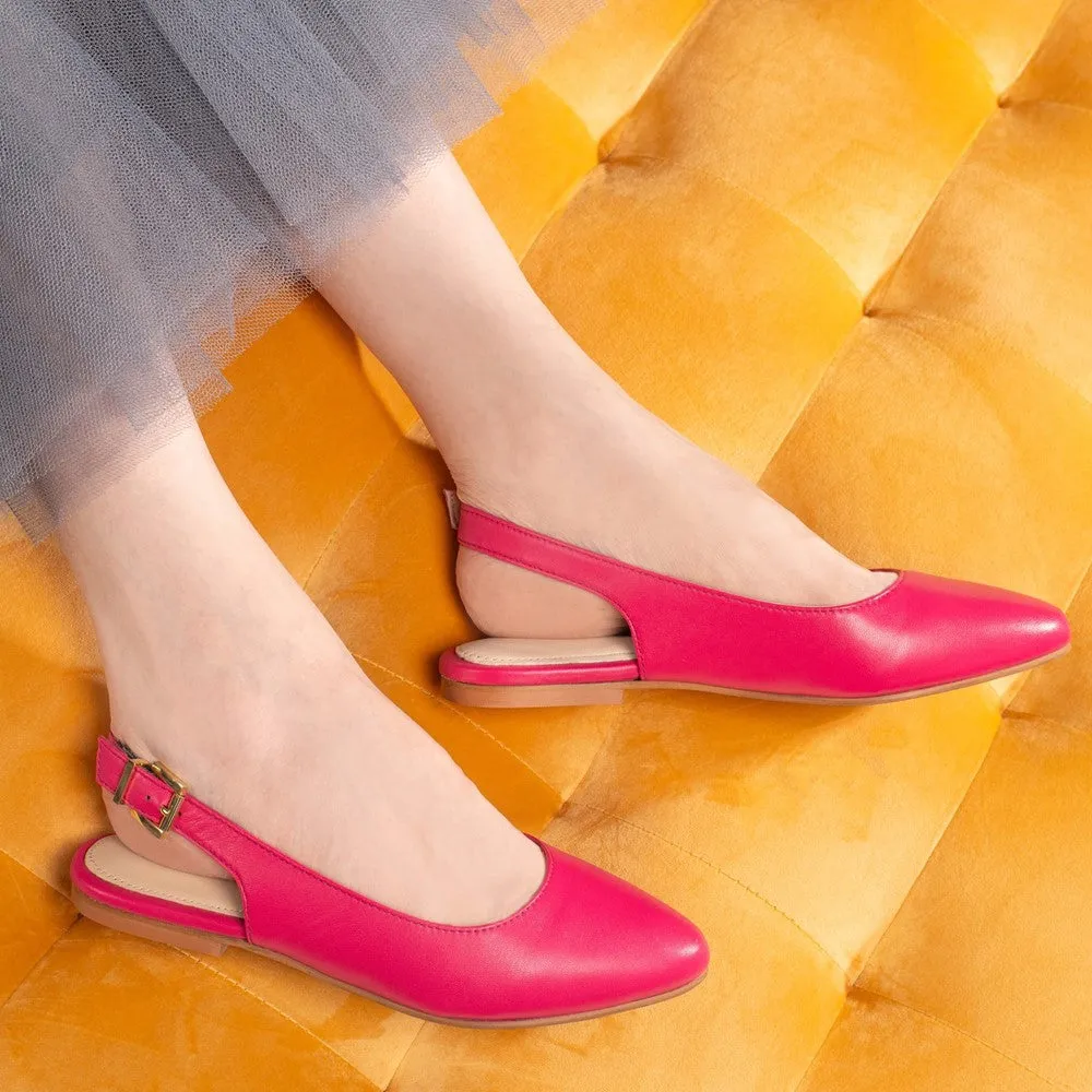 Pink Demi Slingback Ballerinas