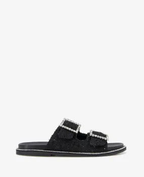 REACTION - The Sydney Slip On Boucle Sandal