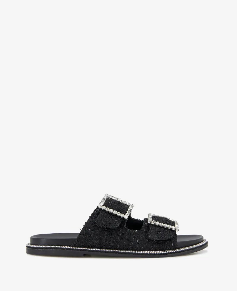 REACTION - The Sydney Slip On Boucle Sandal