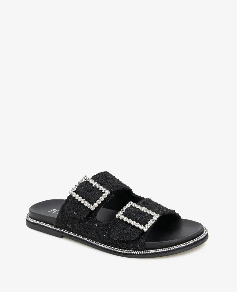 REACTION - The Sydney Slip On Boucle Sandal