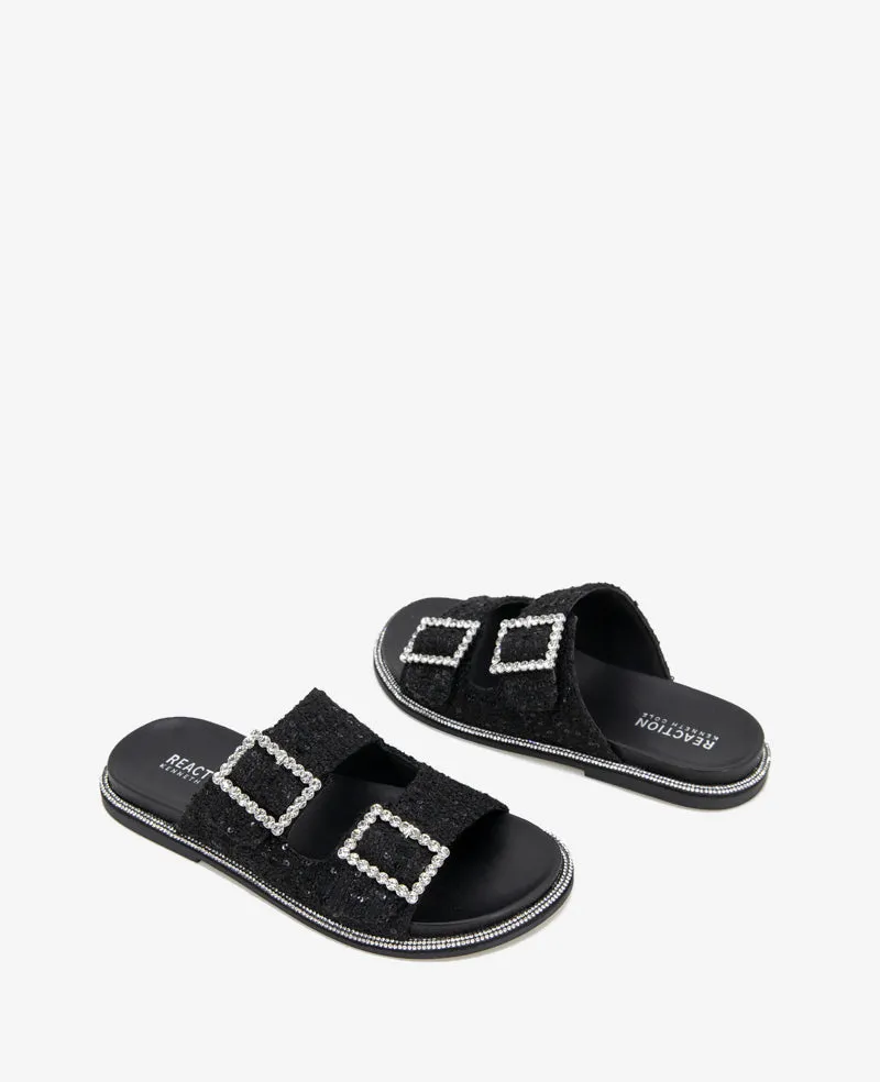 REACTION - The Sydney Slip On Boucle Sandal