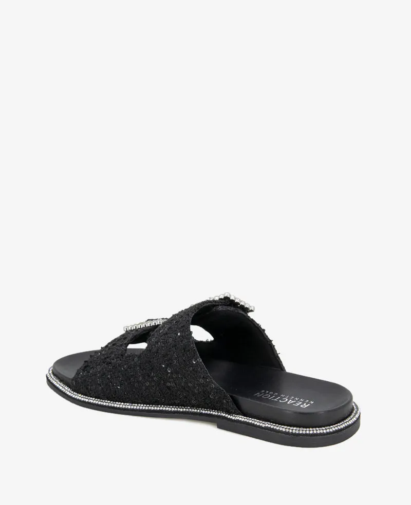 REACTION - The Sydney Slip On Boucle Sandal