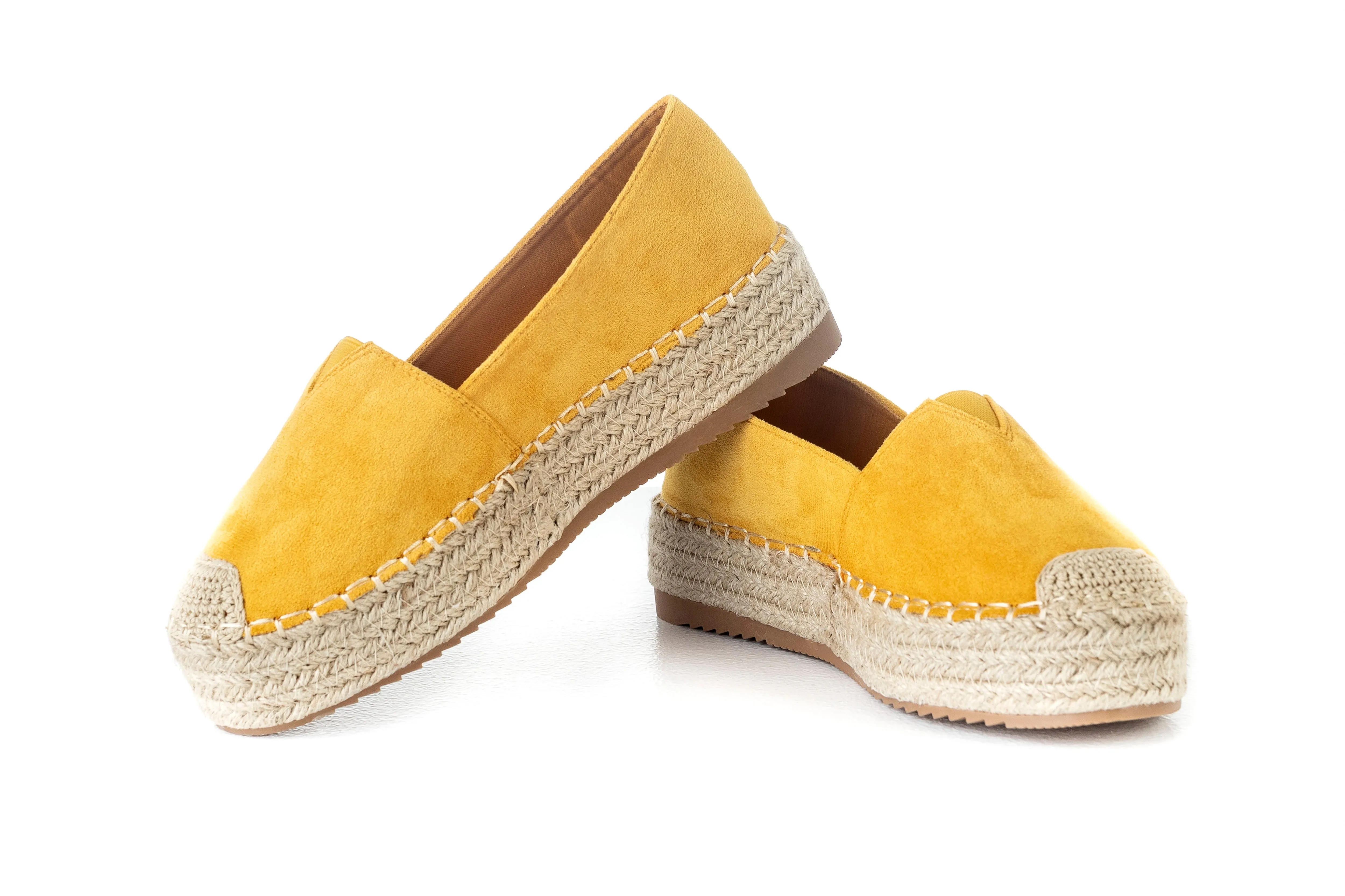 Slip-on, flatform espadrilles