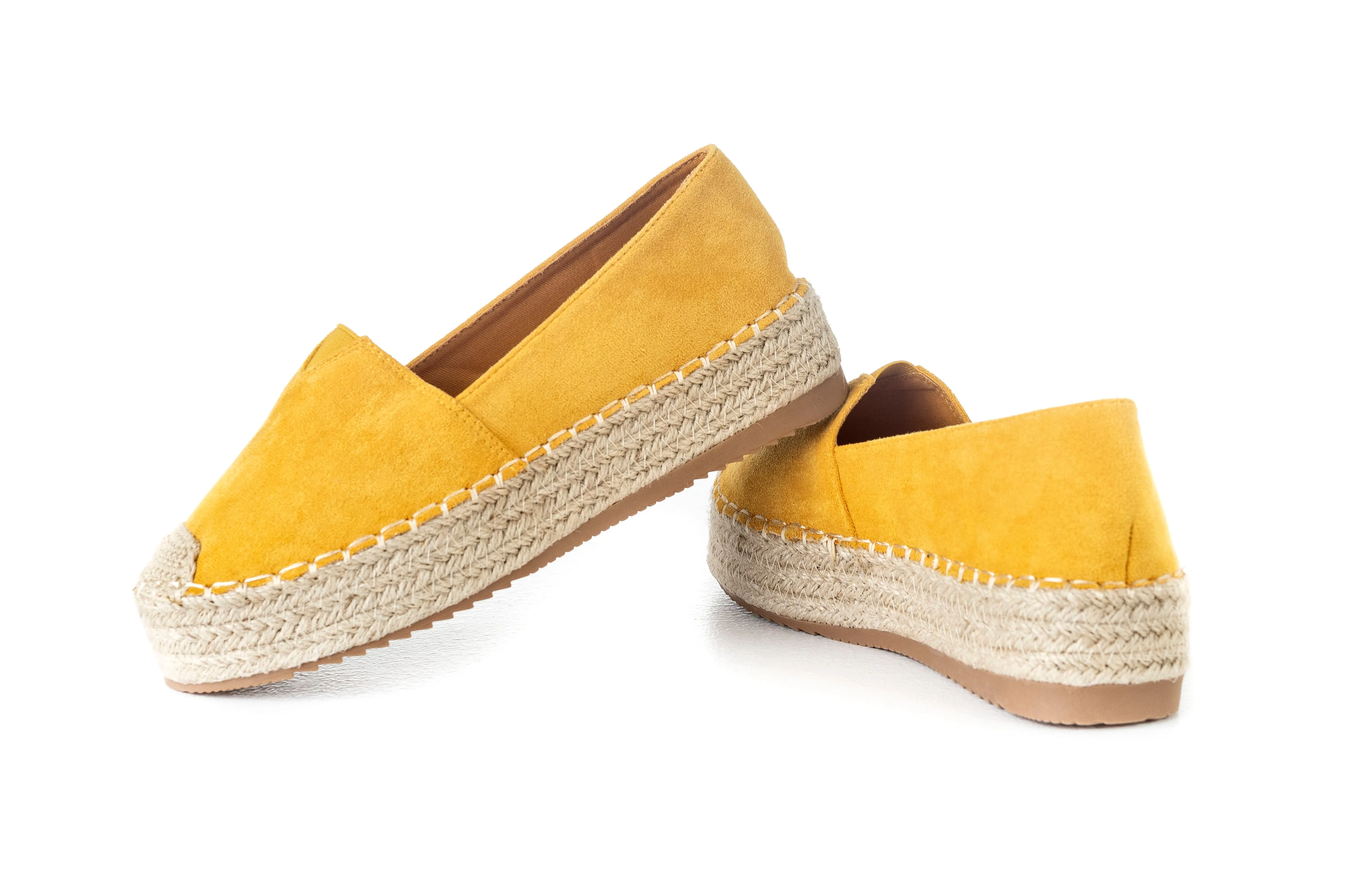 Slip-on, flatform espadrilles