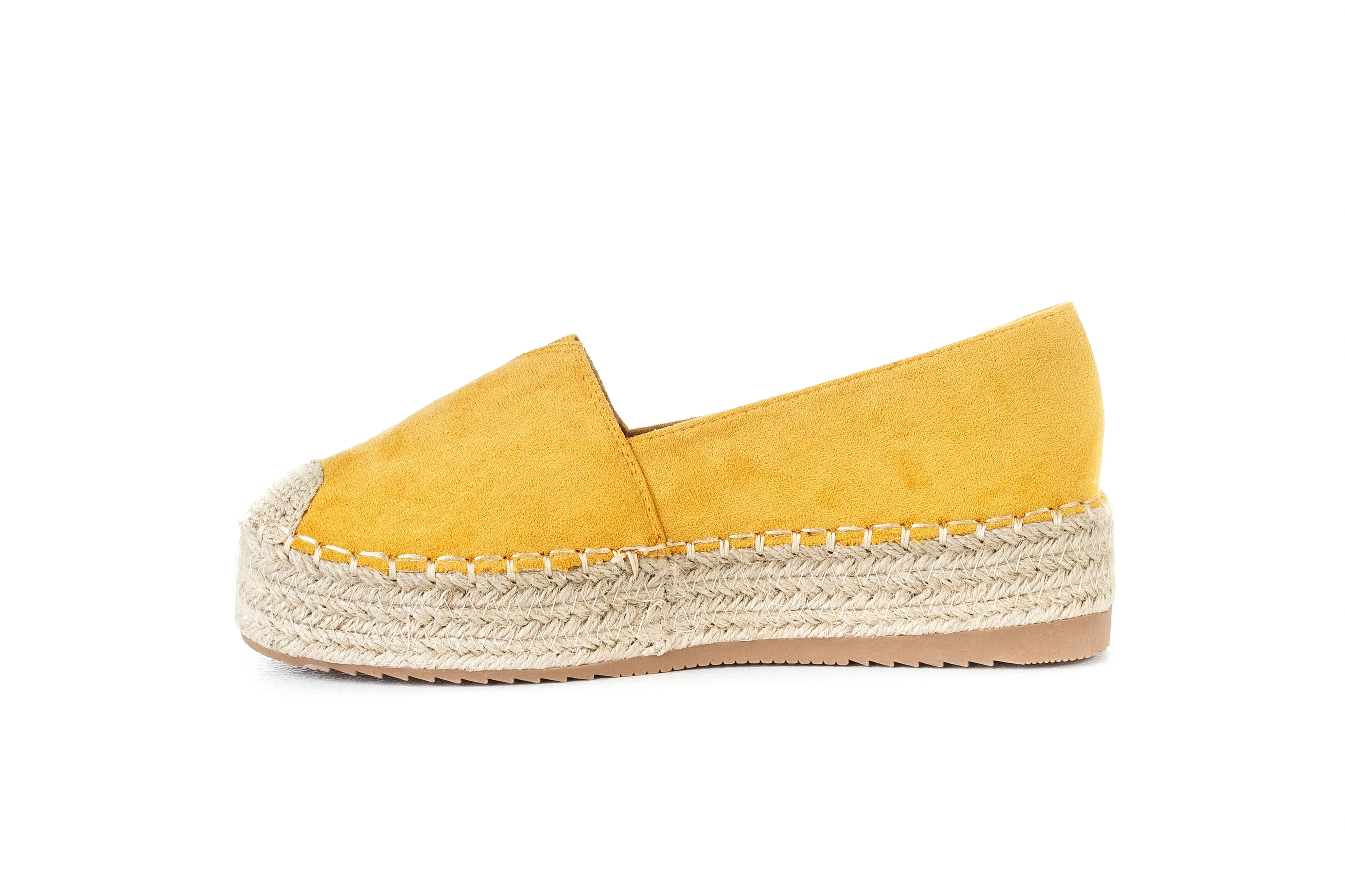 Slip-on, flatform espadrilles