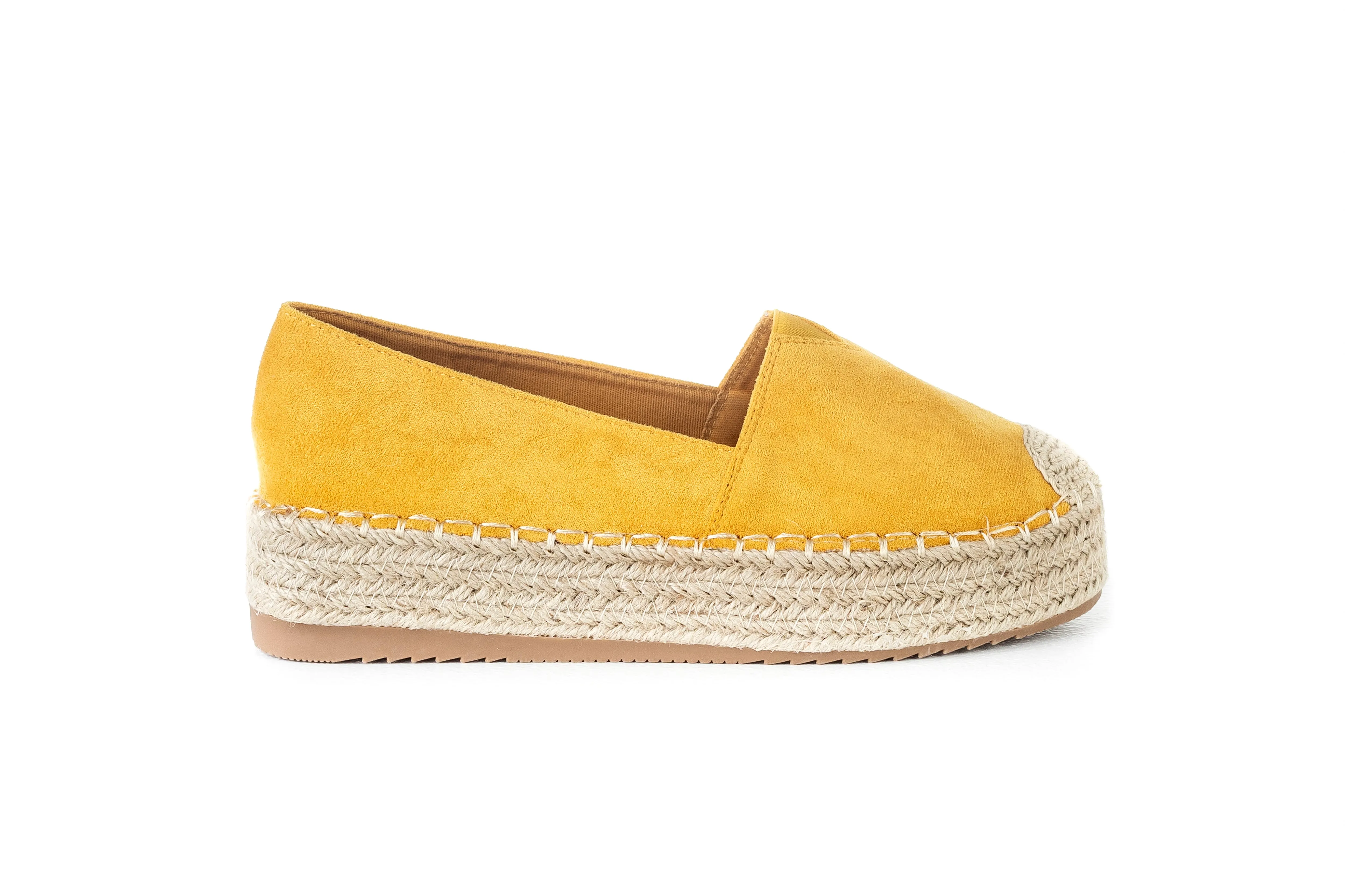 Slip-on, flatform espadrilles