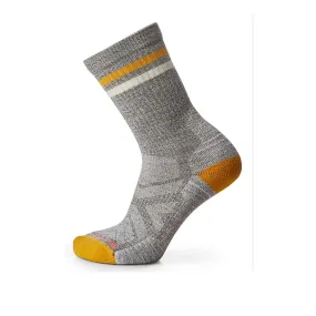 Smartwool Hike Light Cushion Tube Stripe Crew Sock (Women) - Taupe/Natural Marl