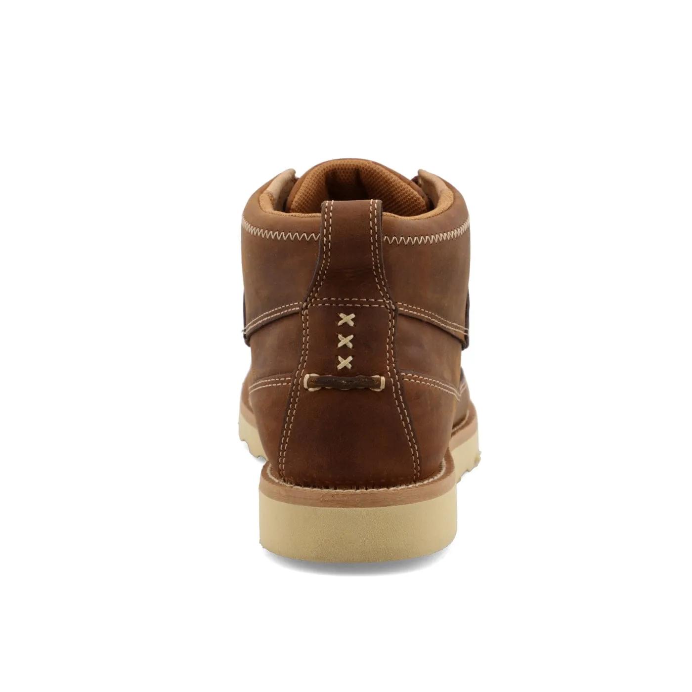 Twisted X Men's Woven Saddle & Oiled Saddle Wedge Sole Boot MCA0032