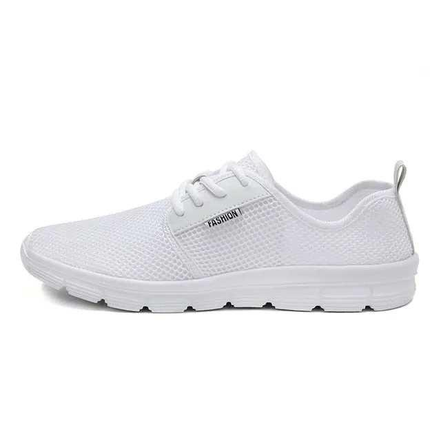 Women Lightweight Sneakers Air Cushion Ladies Trainers Basket Tenis Casual White Platform Flat Sneakers Breathable Mesh Comfort