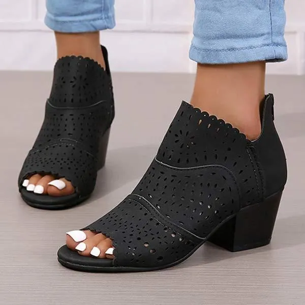 Women's Peep Toe High Heel Sandals 53372477C