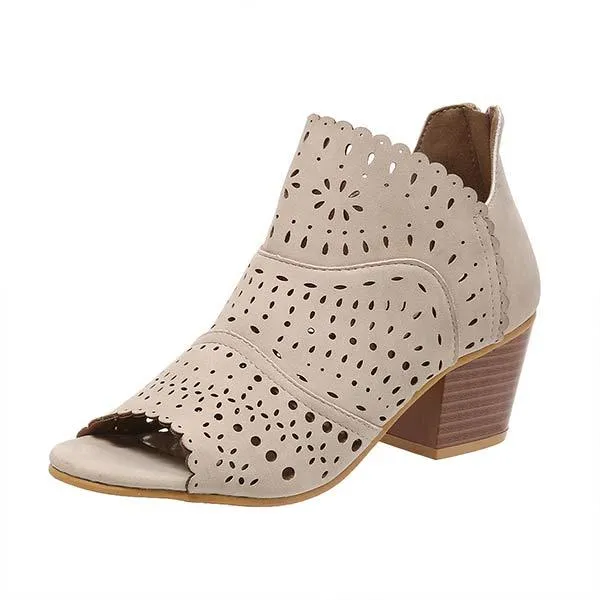 Women's Peep Toe High Heel Sandals 53372477C